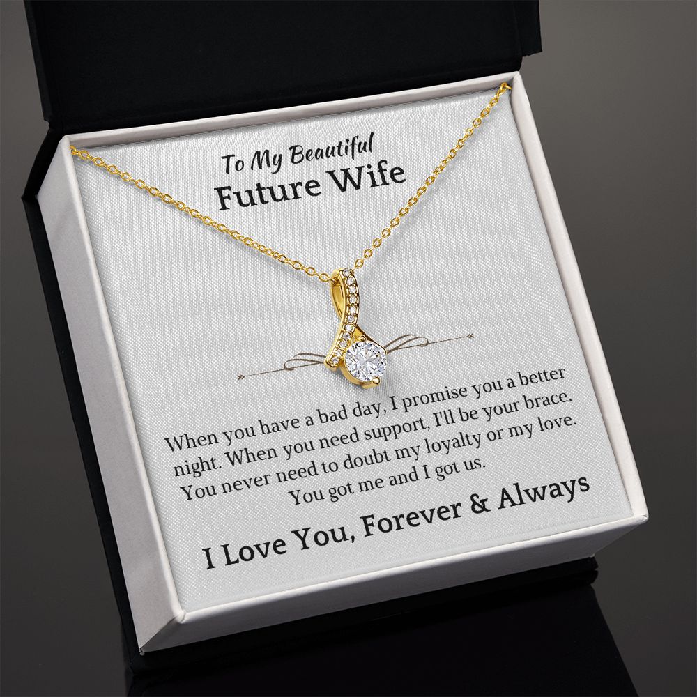 Future Wife, Mrs. Gift | I Love You Necklace 0733T1A