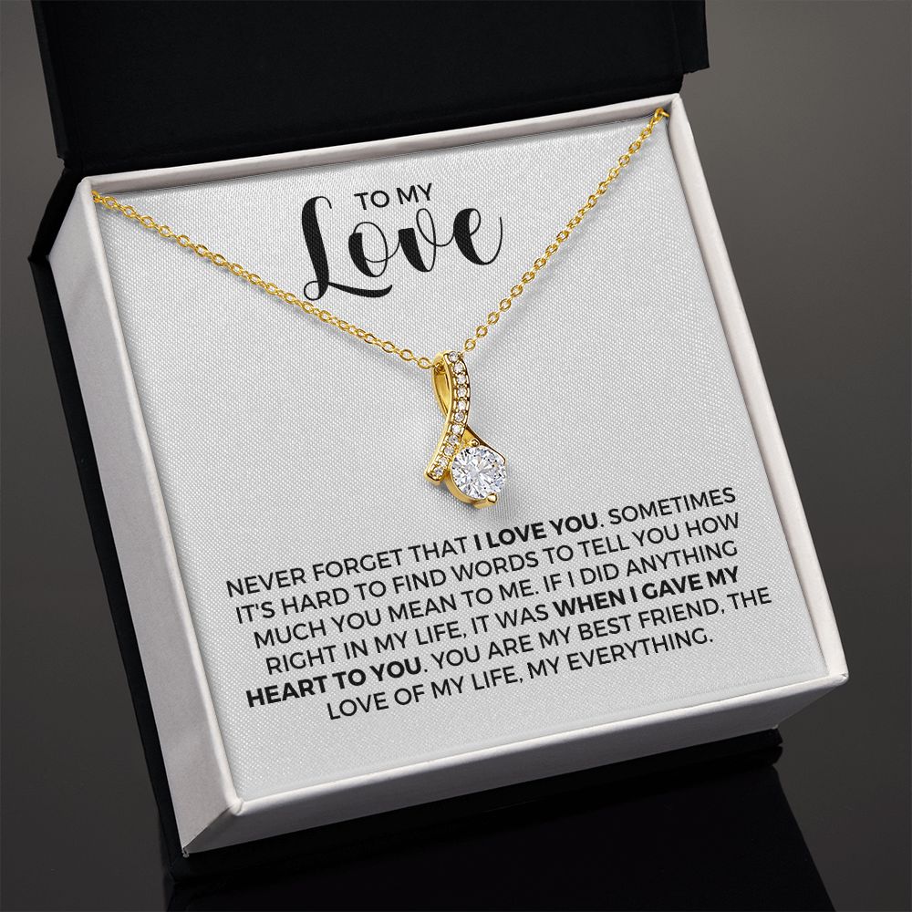Soulmate Gift | Love Of My Life Necklace 0772T1A