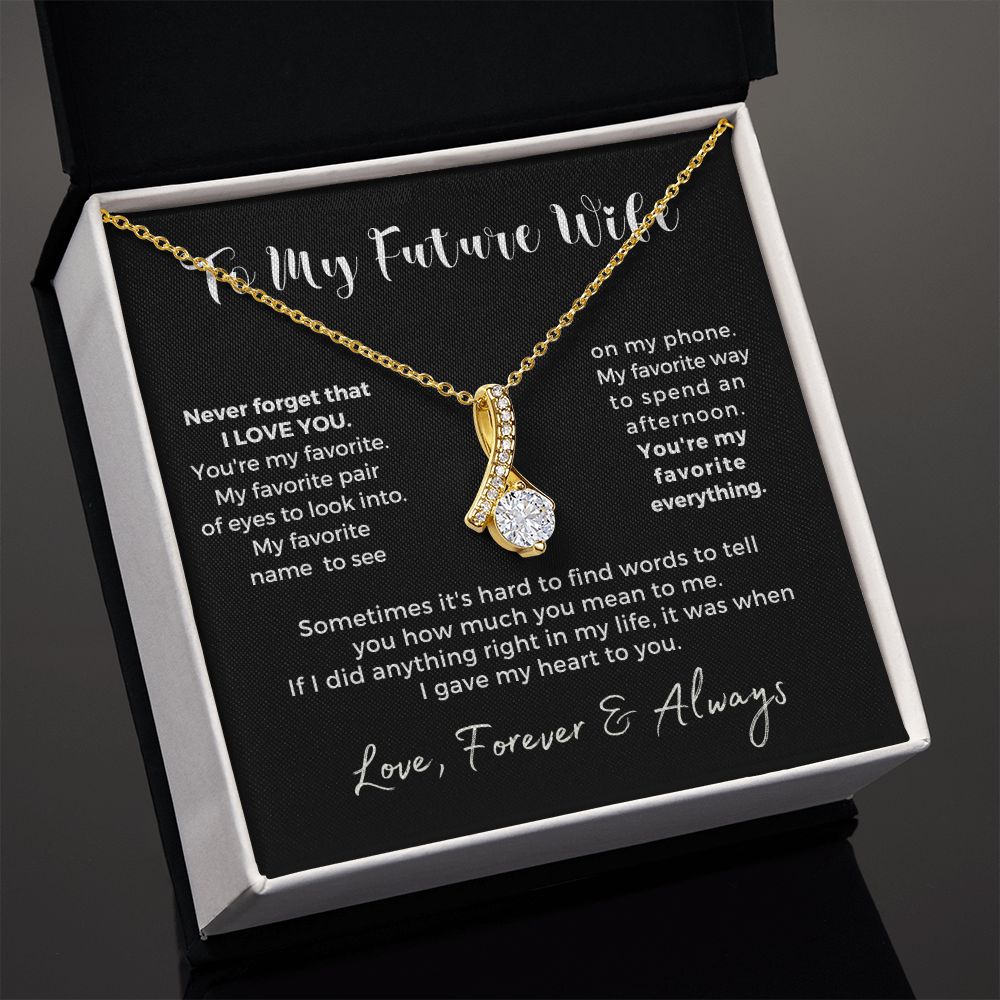 Future Wife, Mrs. Gift | My Heart Necklace 0778T1A