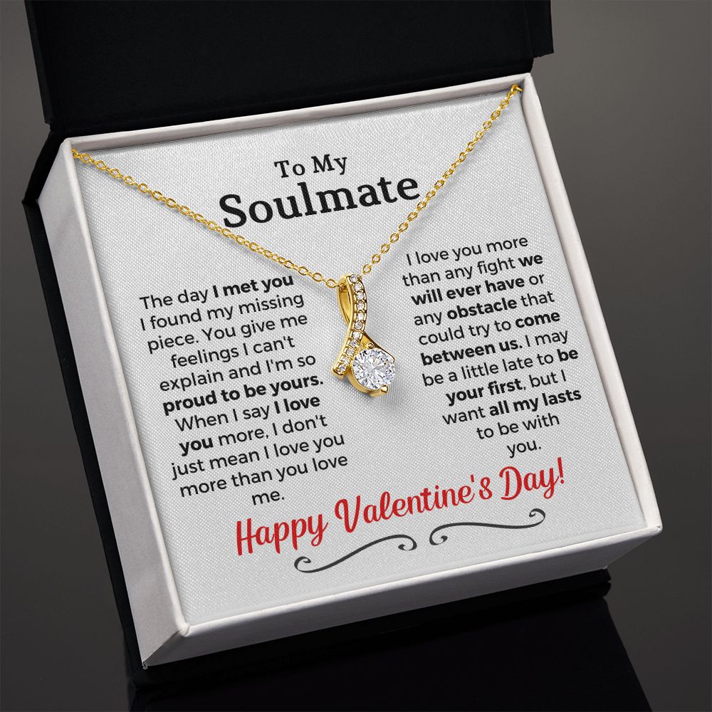 Soulmate Gift | Proud To Be Yours - Valentine Gift Necklace 0738T2A