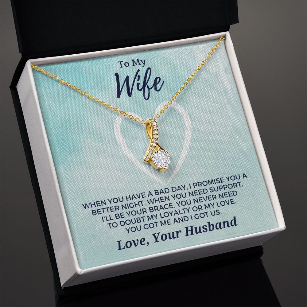 Future Wife, Mrs. Gift | I Love You Necklace 0733T9A