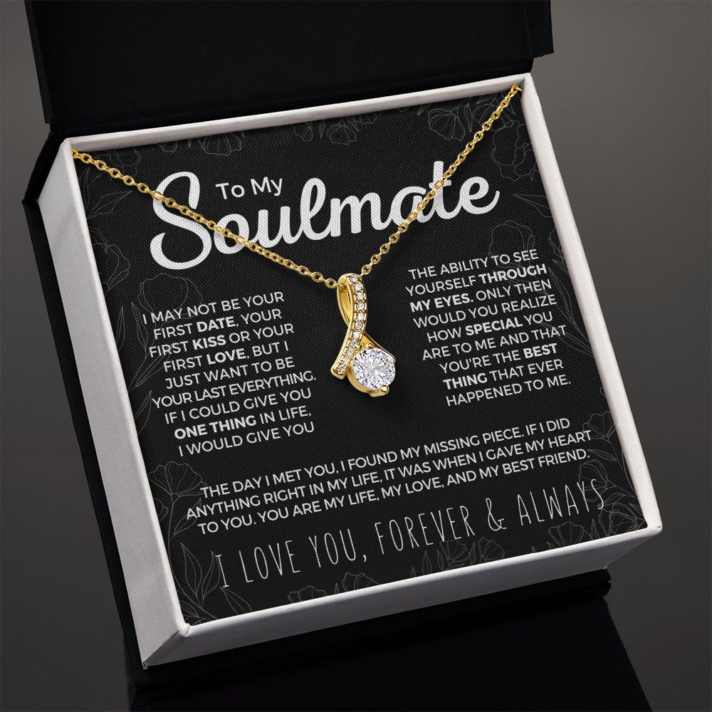Soulmate Gift | My Life, Love & Best Friend Necklace 0774T1A