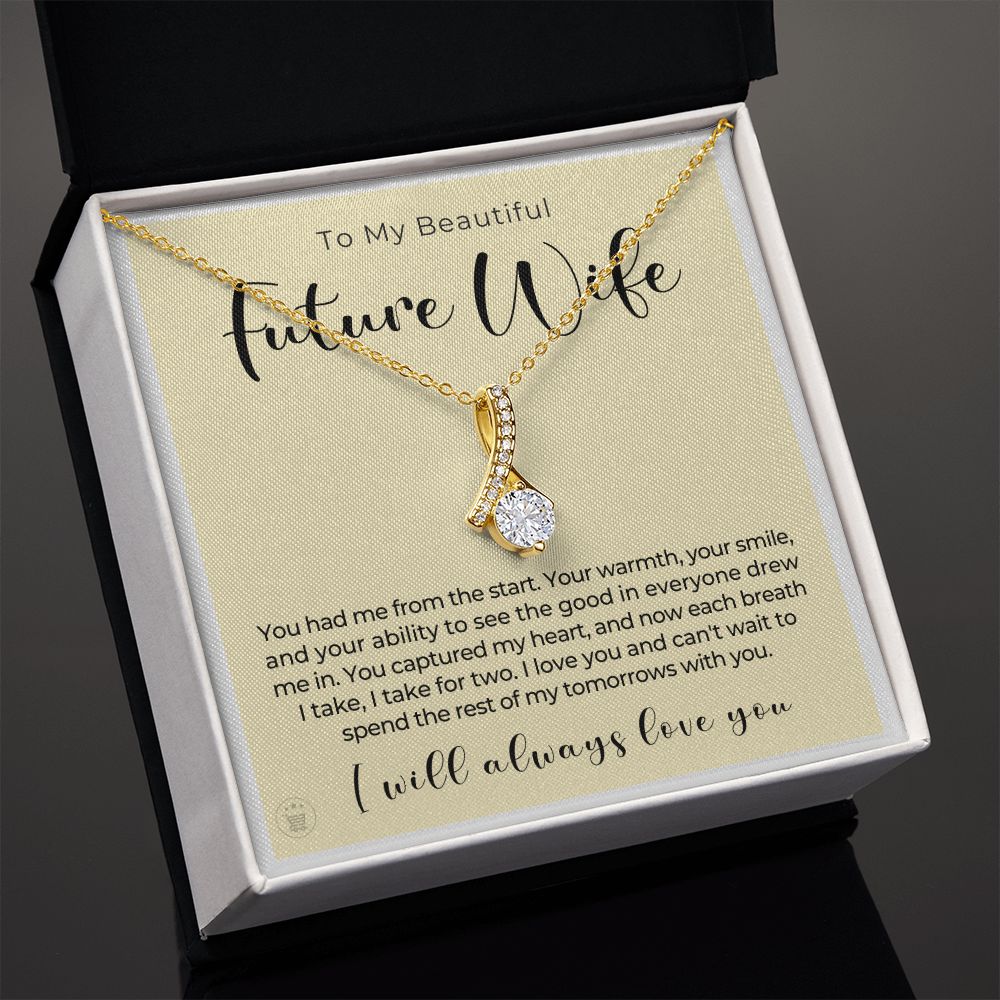 Future Wife, Mrs. Gift | Each Breath Necklace 0641T7