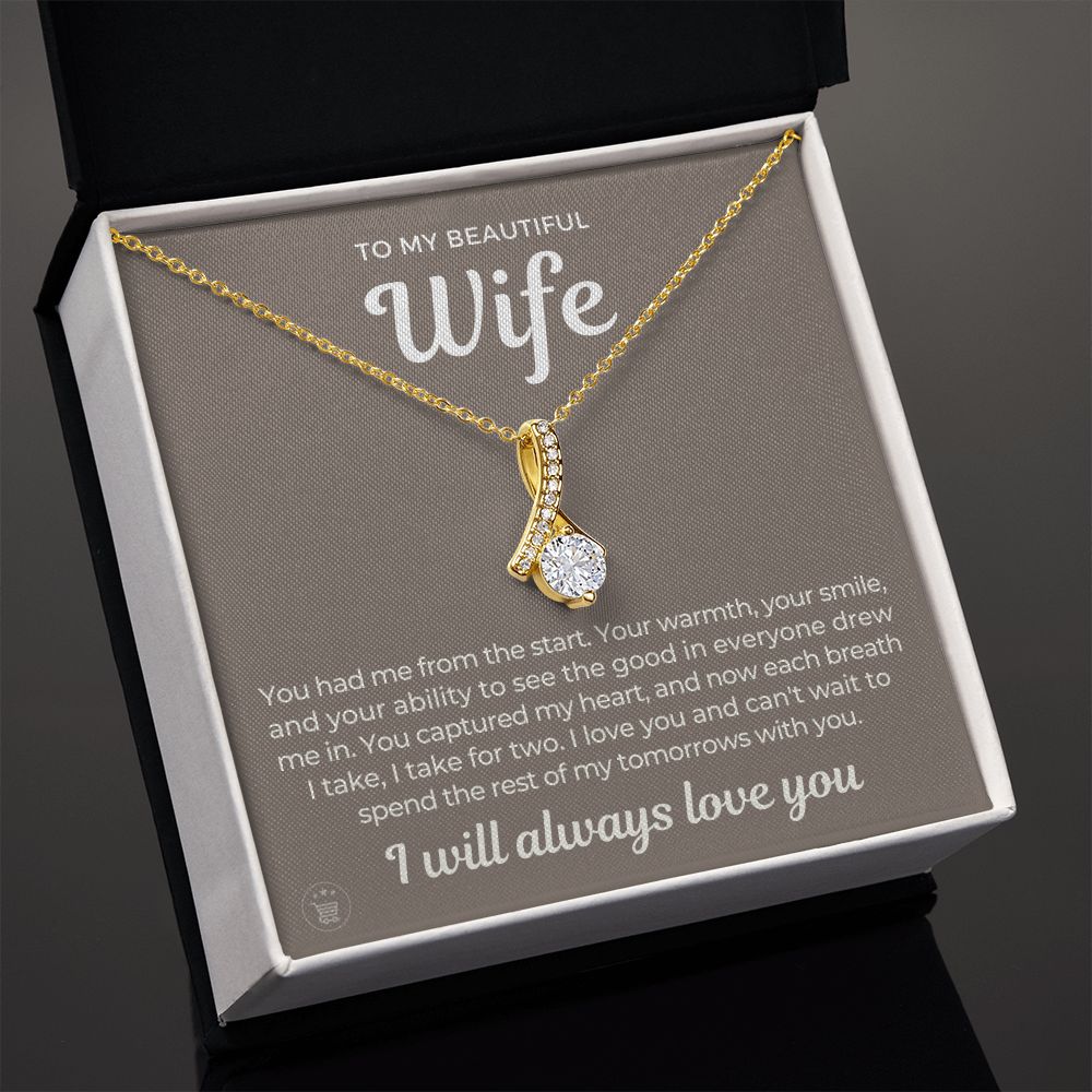 Gift For Wife | Each Breath Necklace 0642T2