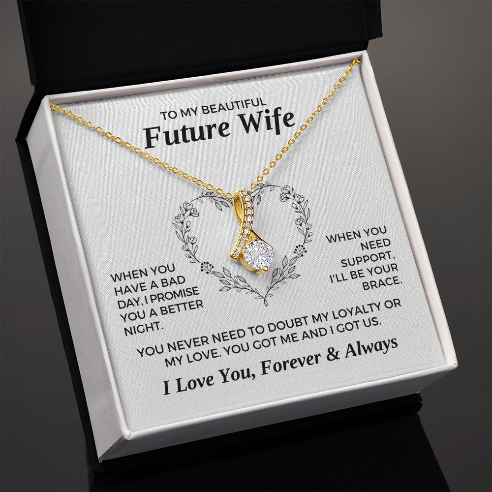 Future Wife, Mrs. Gift | I Love You Necklace 0733T5A