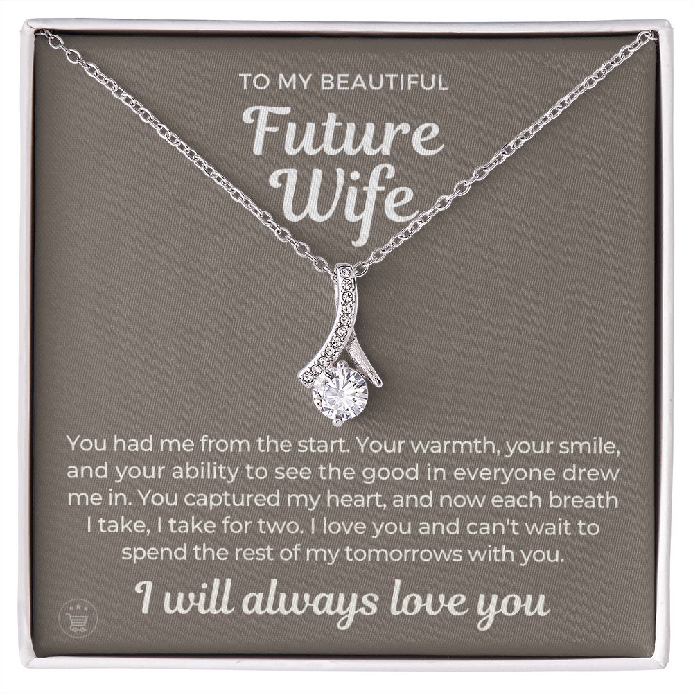 Future Wife, Mrs. Gift | Each Breath Necklace 0641T2