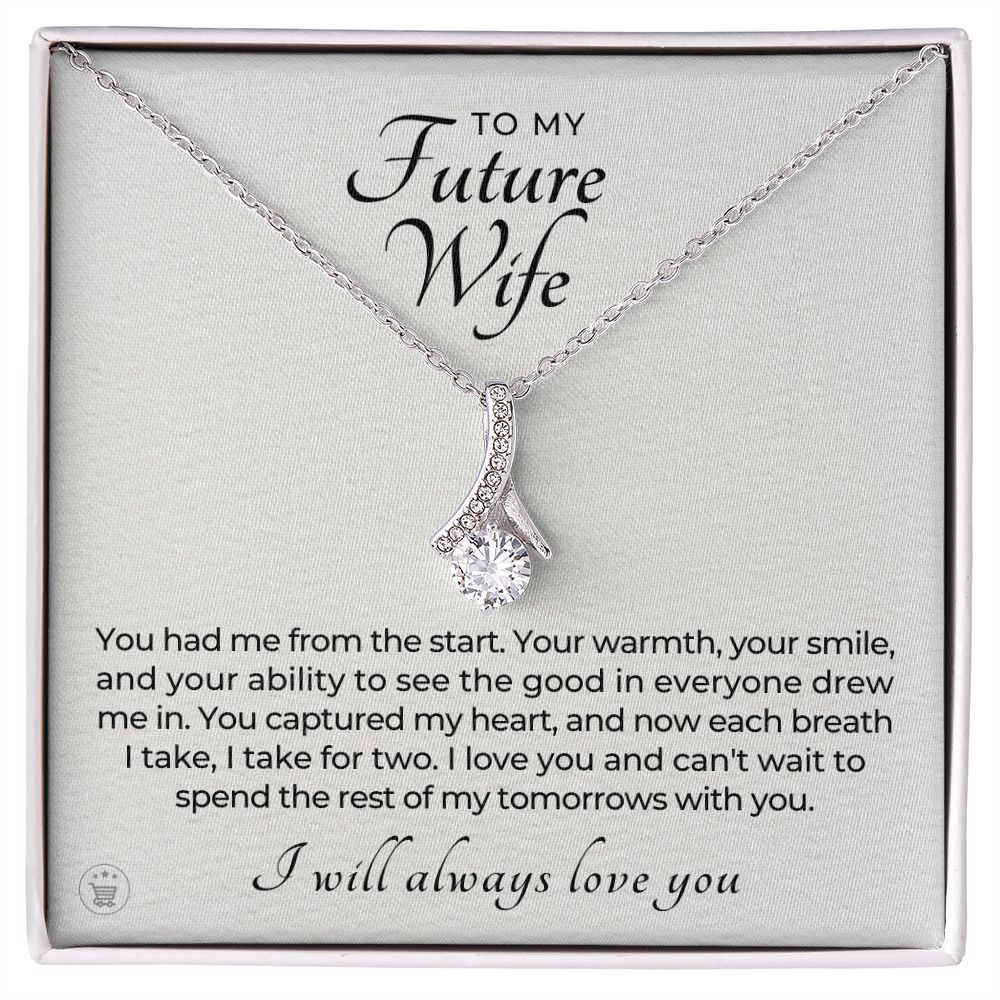 Future Wife, Mrs. Gift | Each Breath Necklace 0641T1