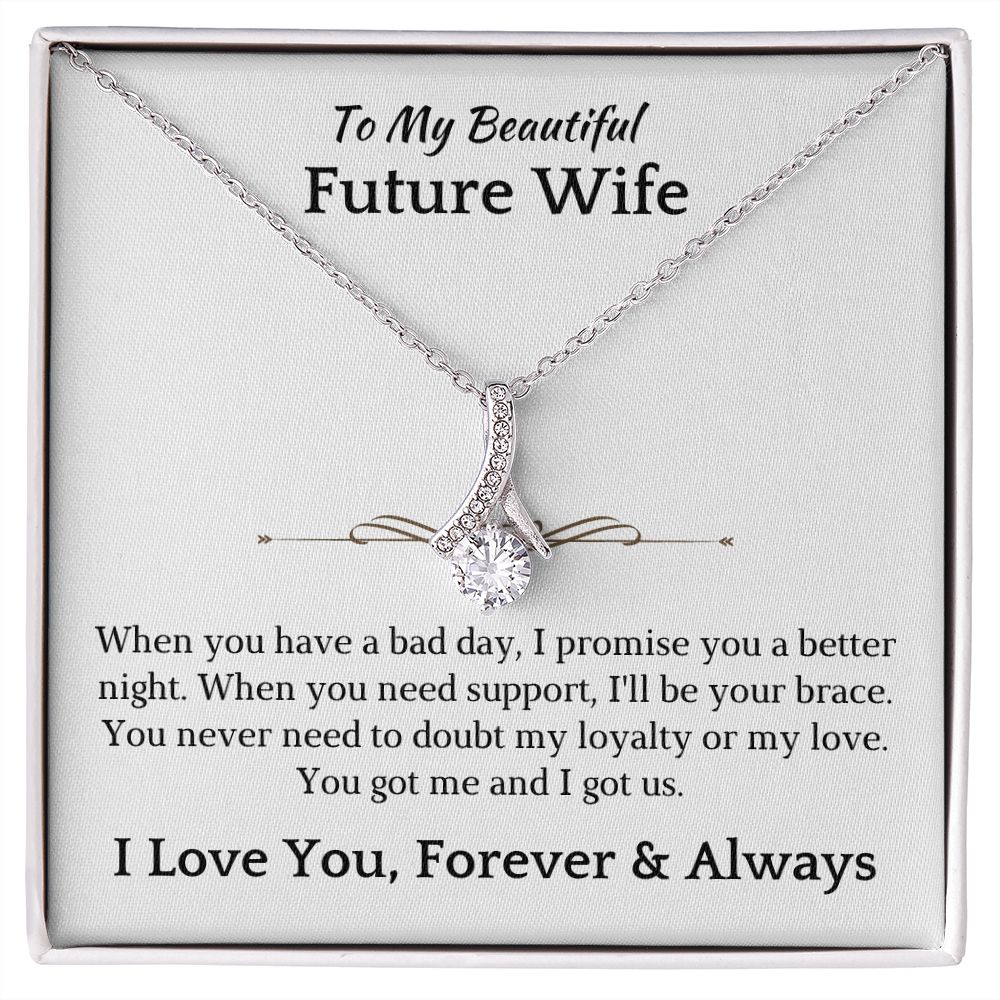 Future Wife, Mrs. Gift | I Love You Necklace 0733T1A