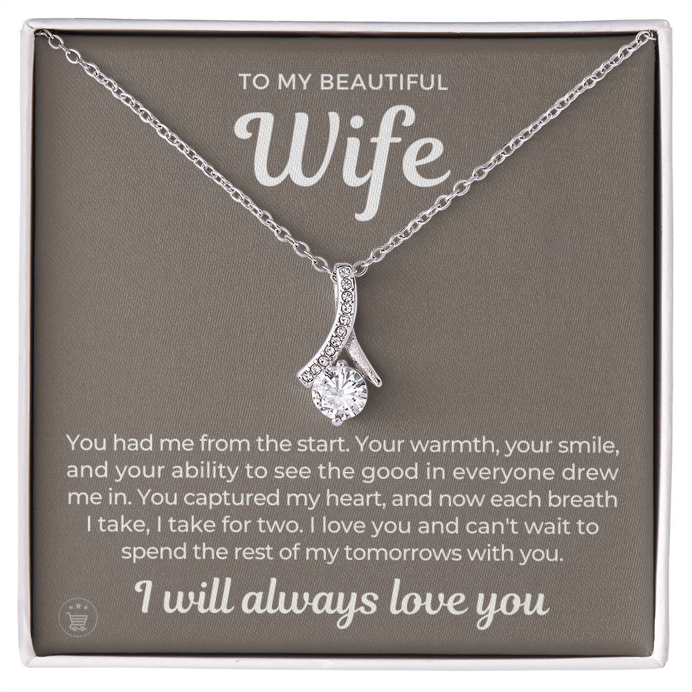 Gift For Wife | Each Breath Necklace 0642T2