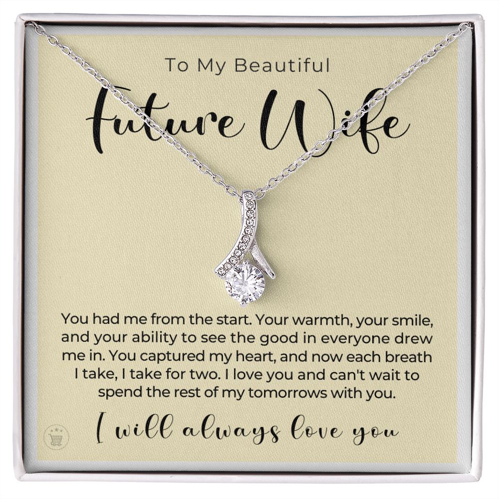 Future Wife, Mrs. Gift | Each Breath Necklace 0641T7