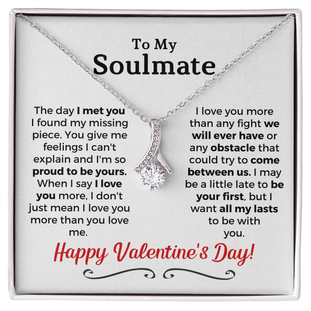 Soulmate Gift | Proud To Be Yours - Valentine Gift Necklace 0738T2A
