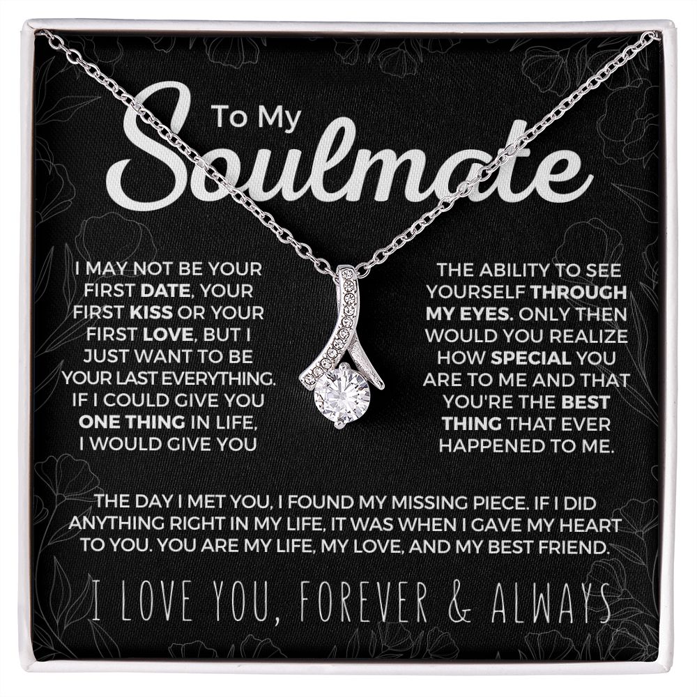 Soulmate Gift | My Life, Love & Best Friend Necklace 0774T1A