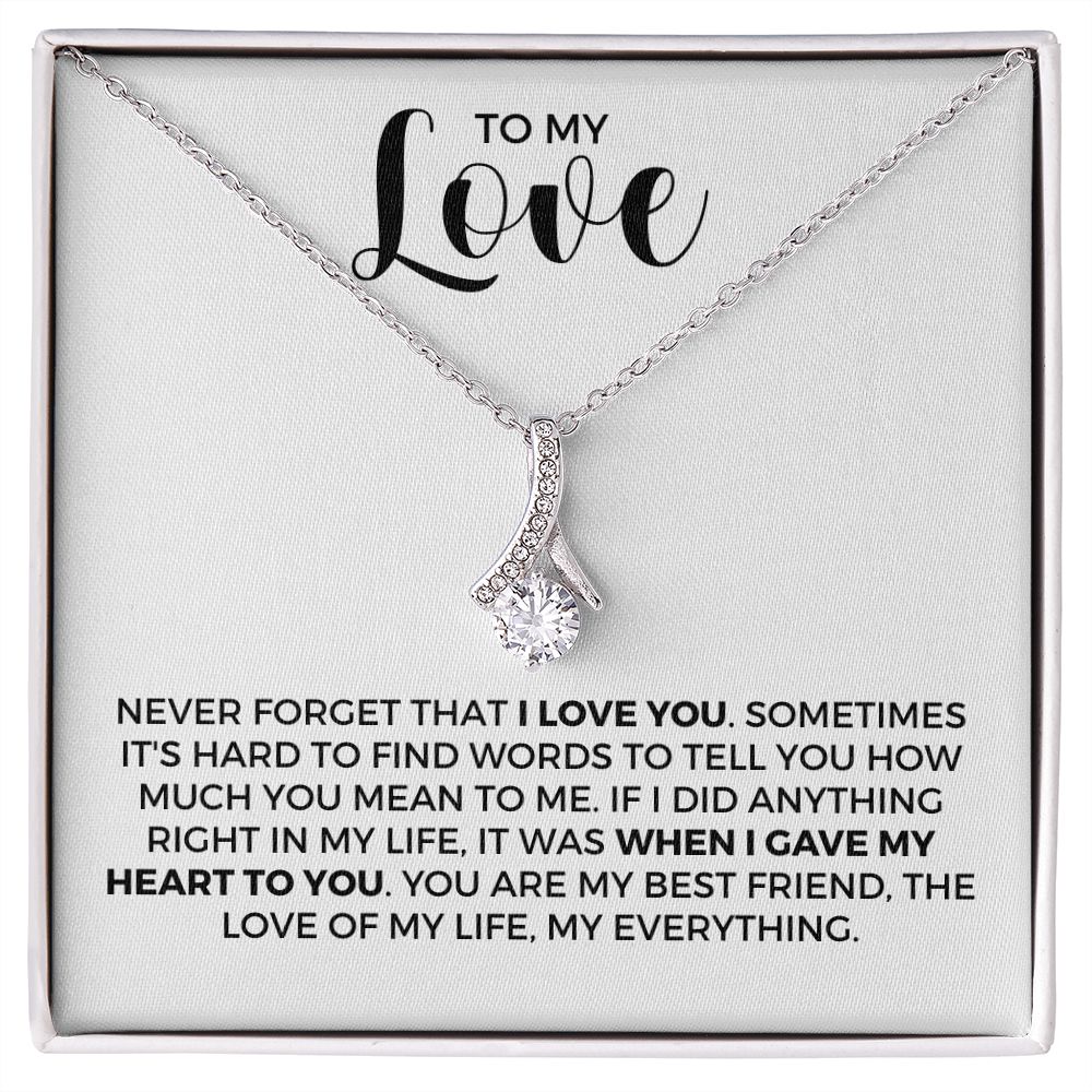 Soulmate Gift | Love Of My Life Necklace 0772T1A