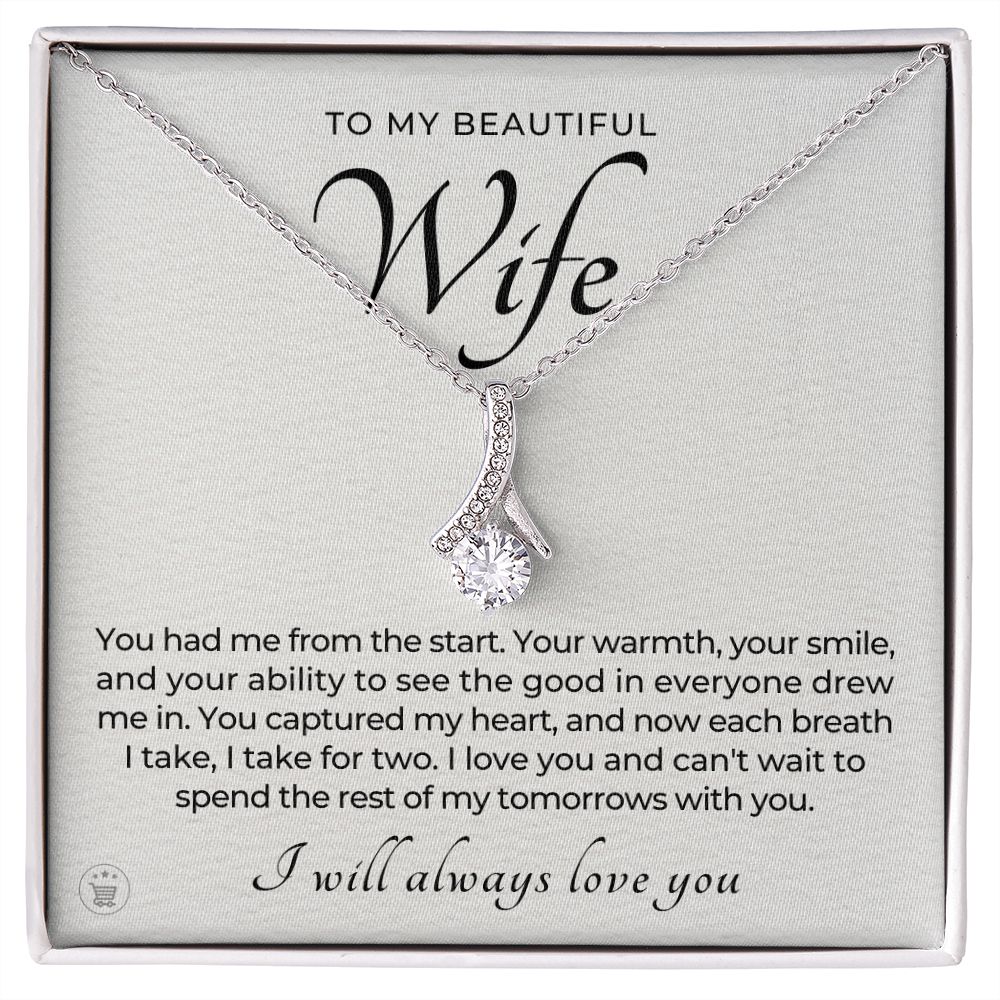 Gift For Wife | Each Breath Necklace 0642T1