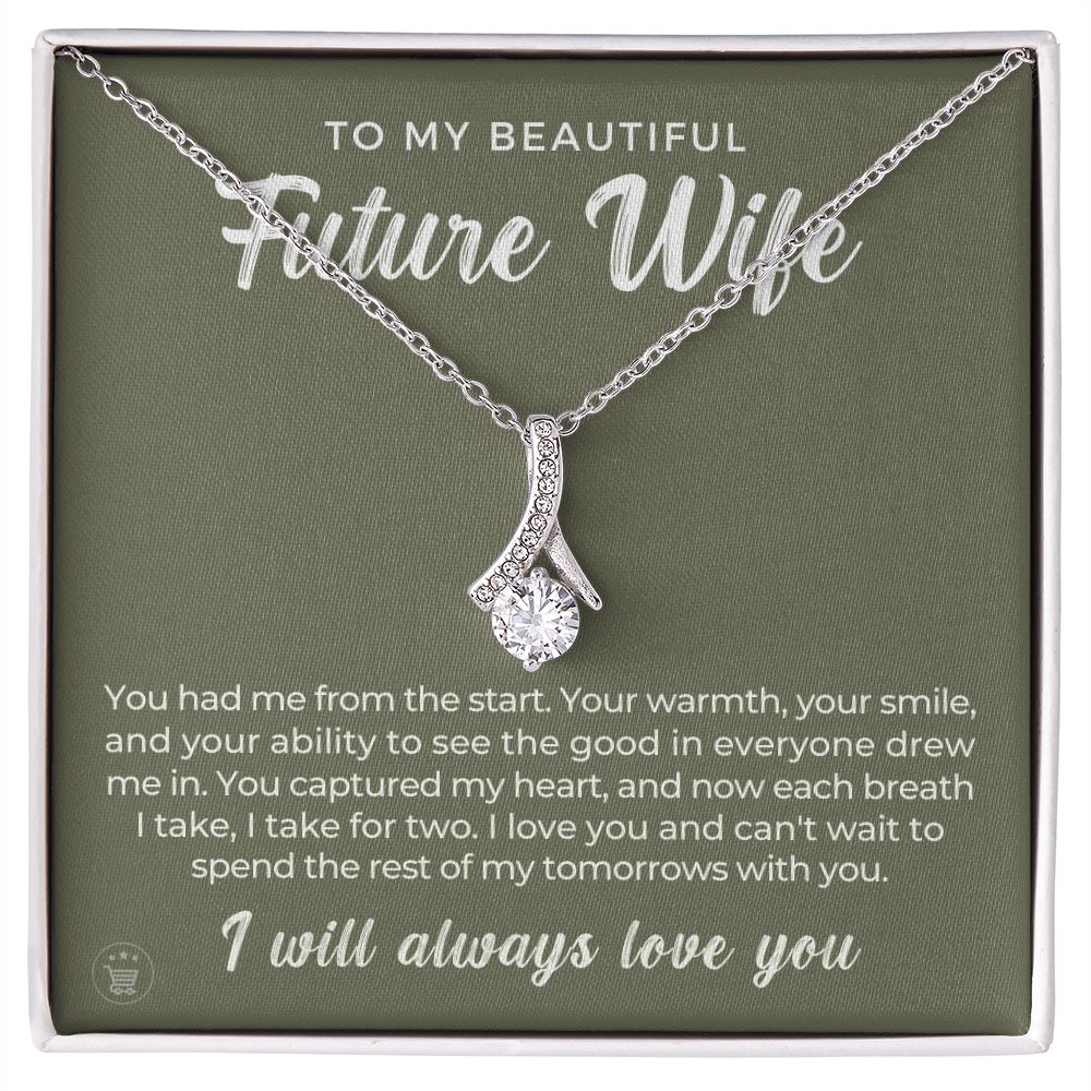 Future Wife, Mrs. Gift | Each Breath Necklace 0641T10