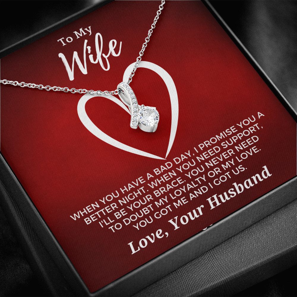 Future Wife, Mrs. Gift | I Love You Necklace 0733T8A