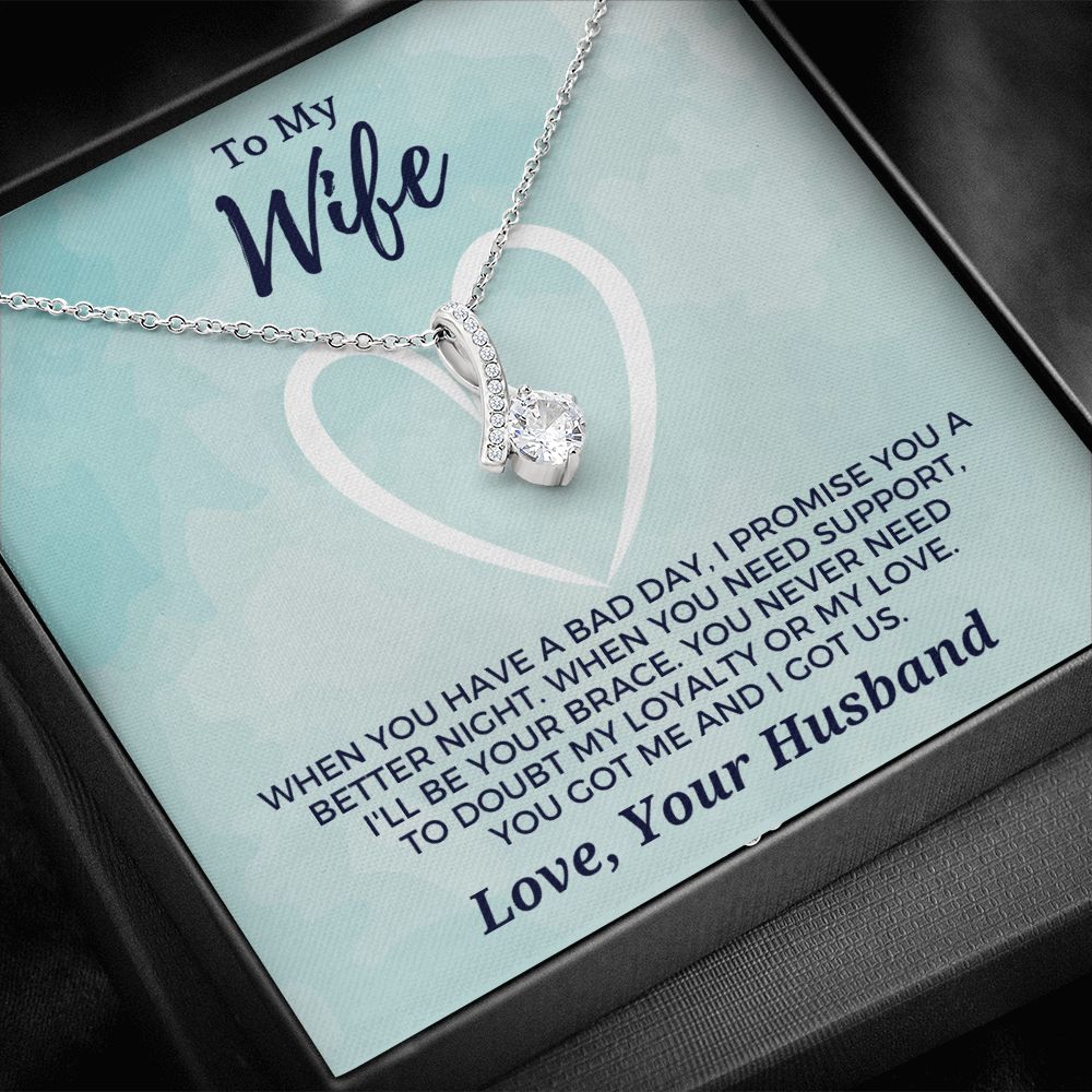 Future Wife, Mrs. Gift | I Love You Necklace 0733T9A