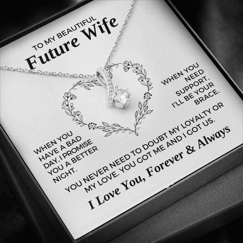 Future Wife, Mrs. Gift | I Love You Necklace 0733T5A