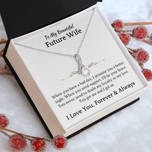 Future Wife, Mrs. Gift | I Love You Necklace 0733T1A