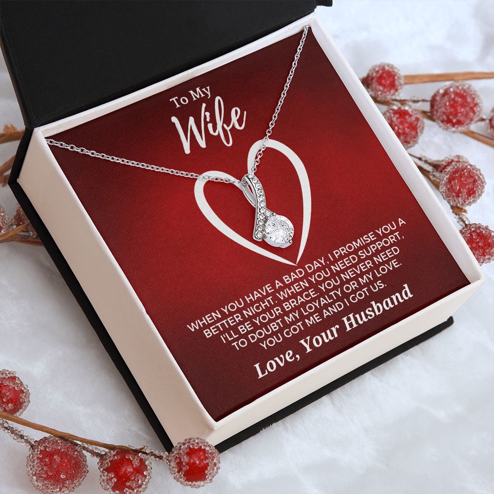 Future Wife, Mrs. Gift | I Love You Necklace 0733T8A
