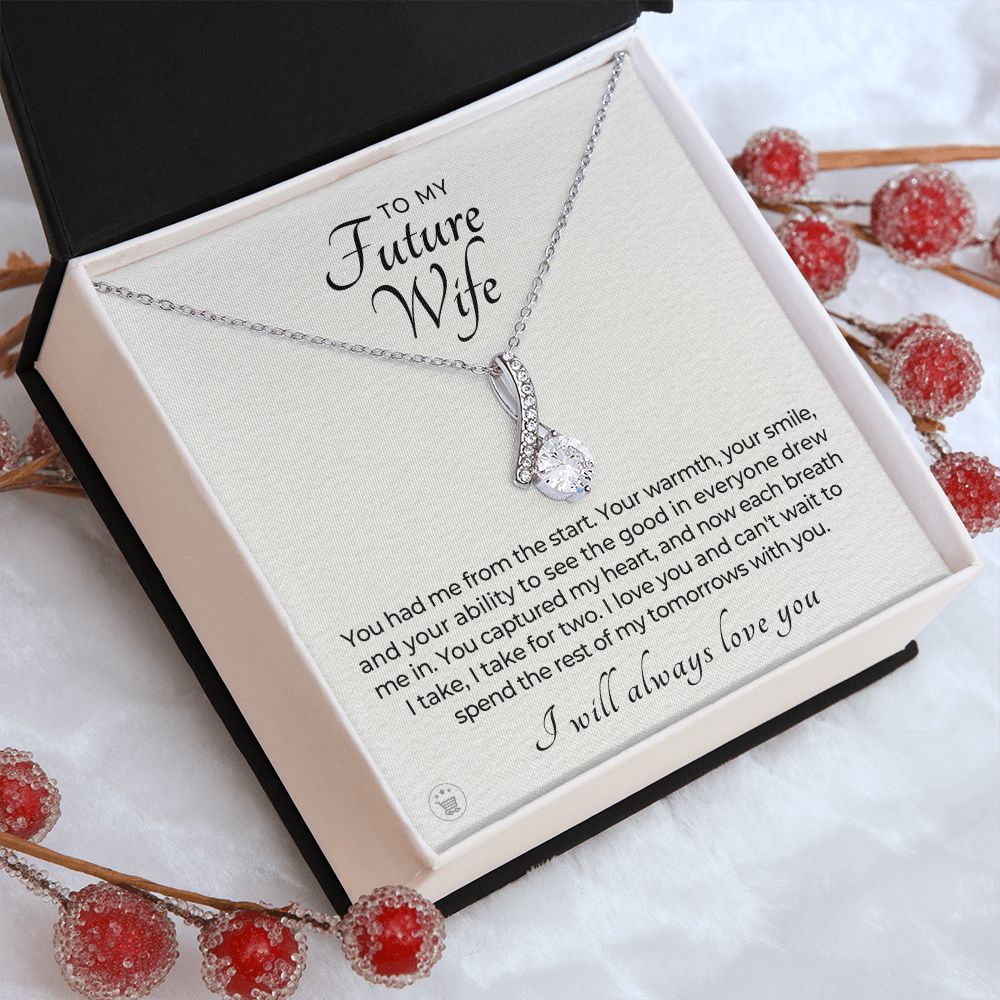 Future Wife, Mrs. Gift | Each Breath Necklace 0641T1