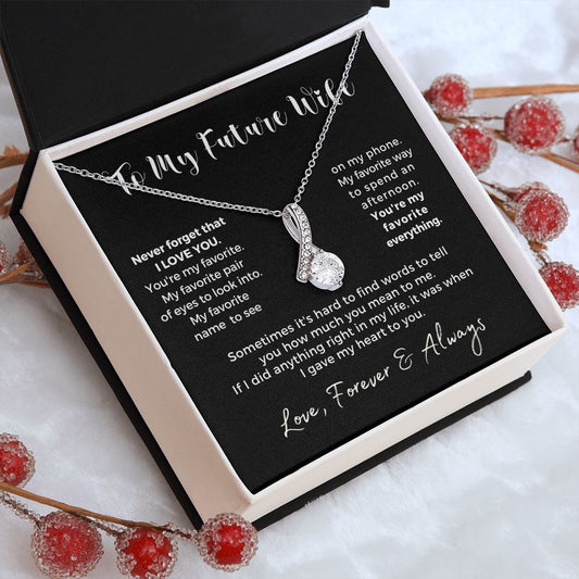 Future Wife, Mrs. Gift | My Heart Necklace 0778T1A