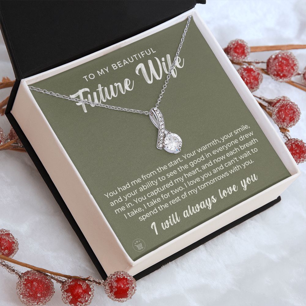 Future Wife, Mrs. Gift | Each Breath Necklace 0641T10