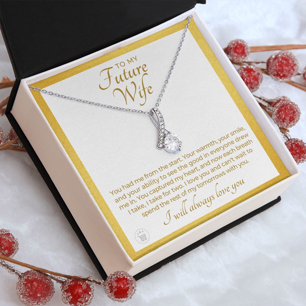 Future Wife, Mrs. Gift | Each Breath Necklace 0641T5