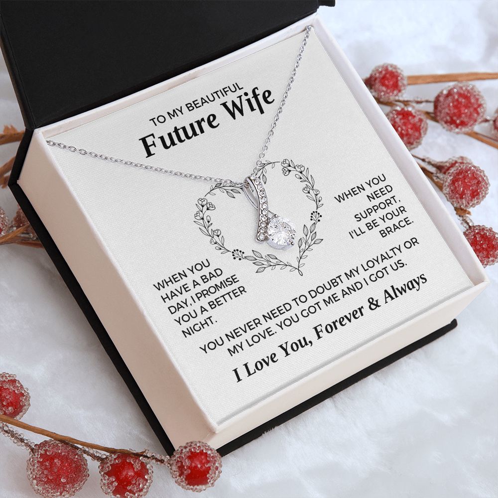 Future Wife, Mrs. Gift | I Love You Necklace 0733T5A