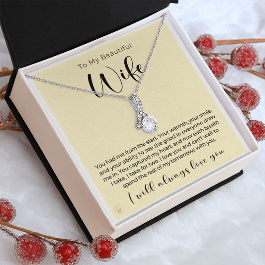 Gift For Wife | Each Breath Necklace 0642T7