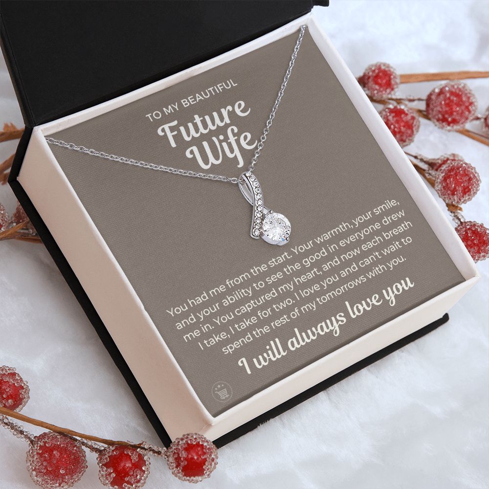 Future Wife, Mrs. Gift | Each Breath Necklace 0641T2