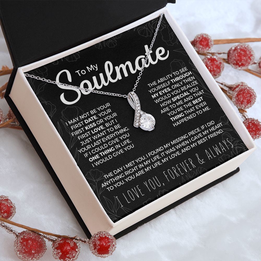 Soulmate Gift | My Life, Love & Best Friend Necklace 0774T1A
