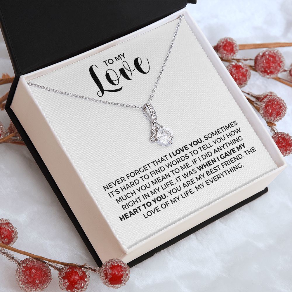Soulmate Gift | Love Of My Life Necklace 0772T1A