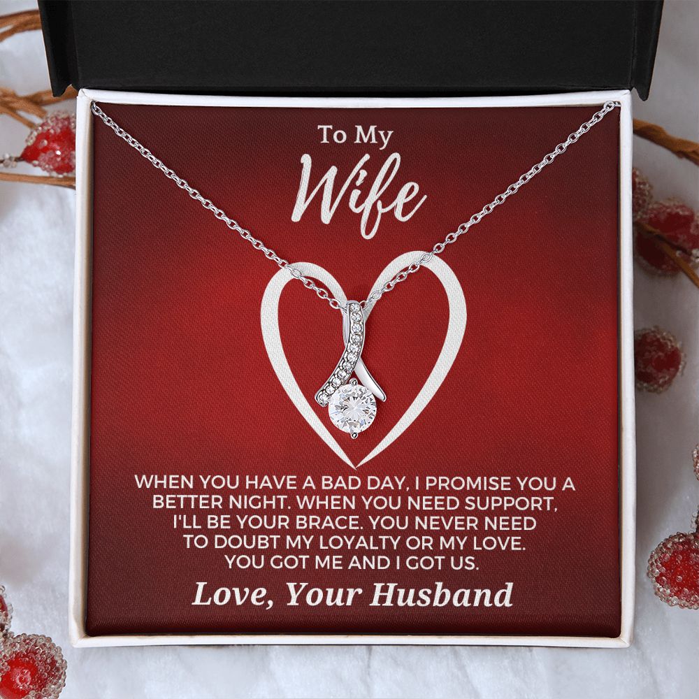 Future Wife, Mrs. Gift | I Love You Necklace 0733T8A
