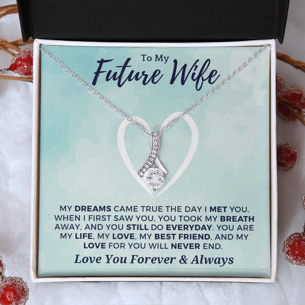 Future Wife, Mrs. Gift | Dreams Came True Necklace 0743T9A