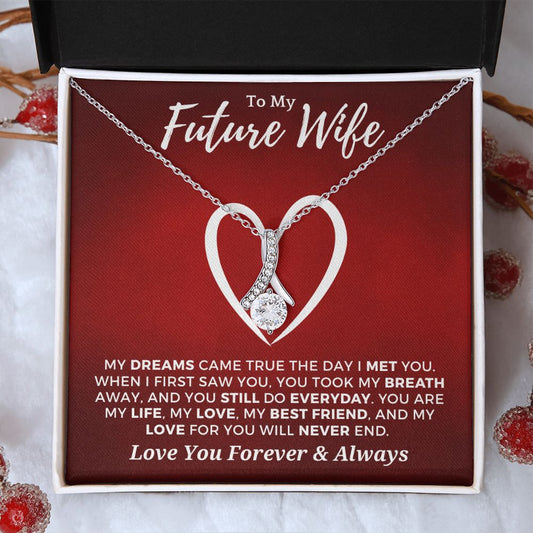 Future Wife, Mrs. Gift | Dreams Came True Necklace 0743T8A