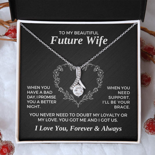 Future Wife, Mrs. Gift | I Love You Necklace 0733T6A