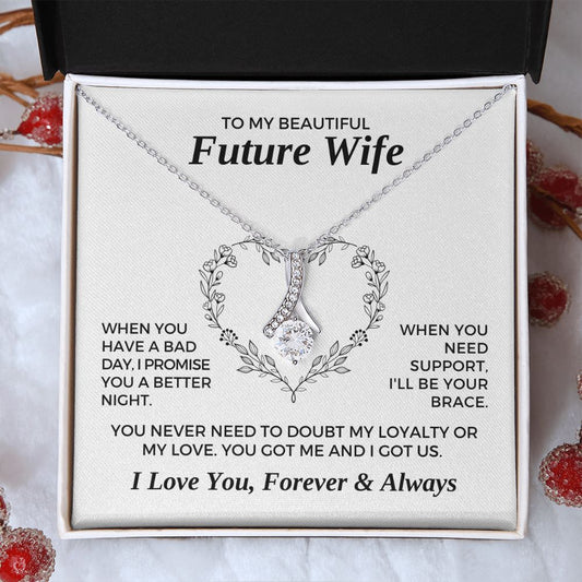 Future Wife, Mrs. Gift | I Love You Necklace 0733T5A