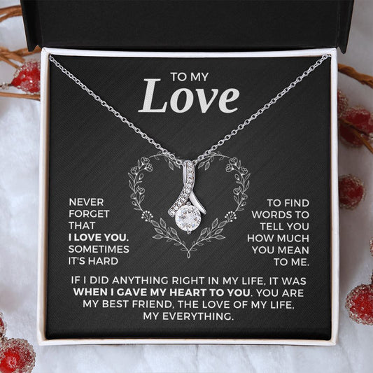 Soulmate Gift | Love Of My Life Necklace 0772T6A