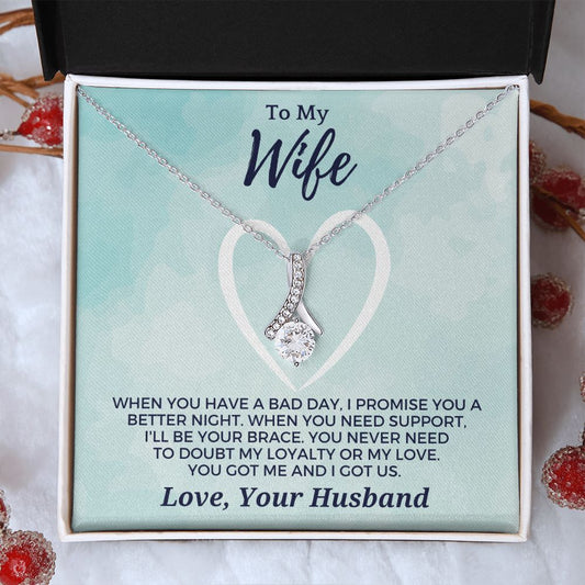 Future Wife, Mrs. Gift | I Love You Necklace 0733T9A