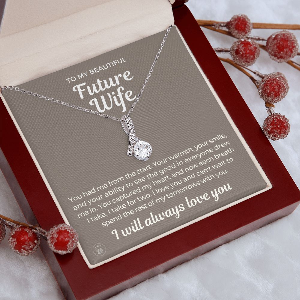 Future Wife, Mrs. Gift | Each Breath Necklace 0641T2