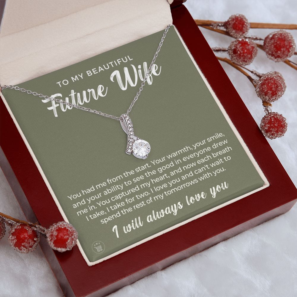 Future Wife, Mrs. Gift | Each Breath Necklace 0641T10