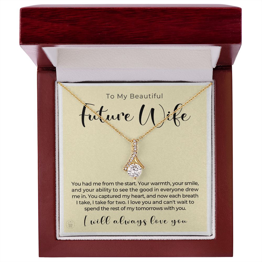 Future Wife, Mrs. Gift | Each Breath Necklace 0641T7