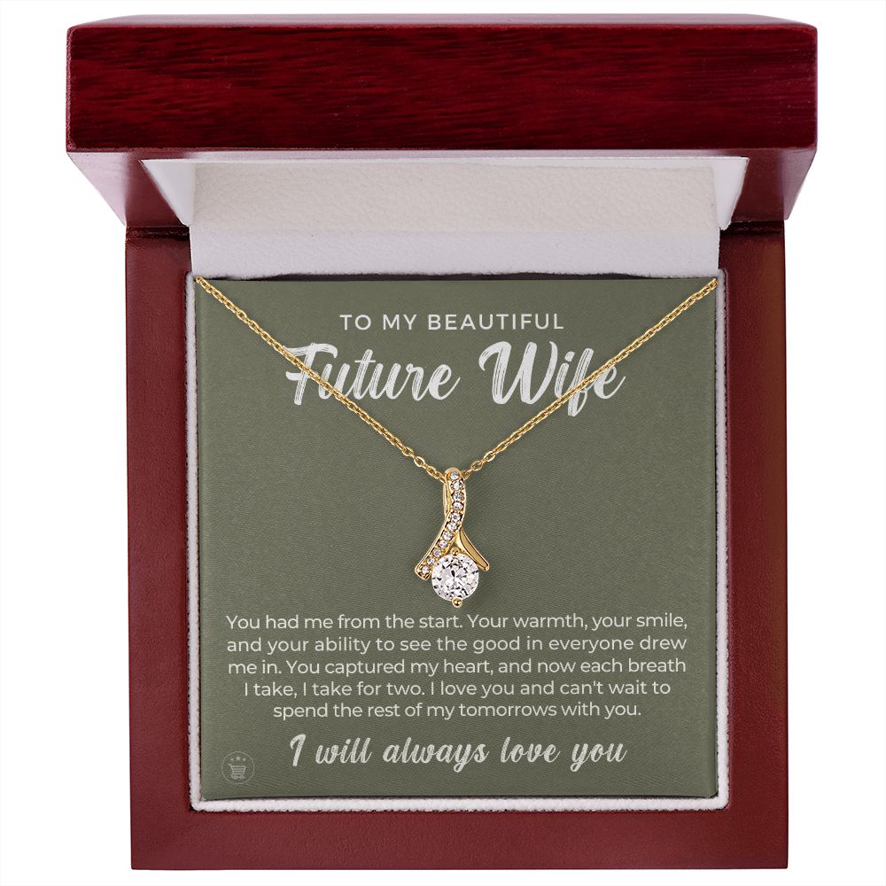 Future Wife, Mrs. Gift | Each Breath Necklace 0641T10