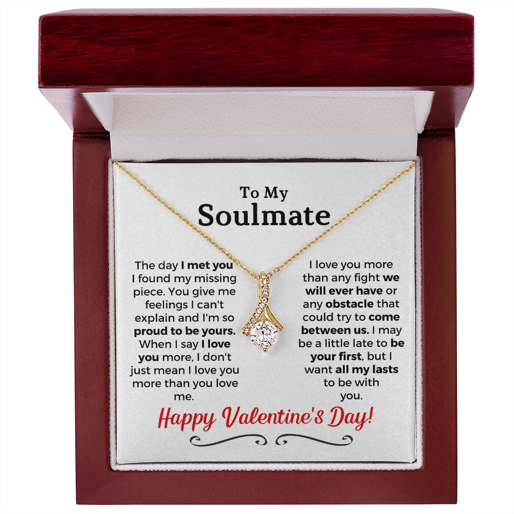 Soulmate Gift | Proud To Be Yours - Valentine Gift Necklace 0738T2A