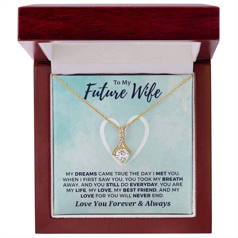 Future Wife, Mrs. Gift | Dreams Came True Necklace 0743T9A
