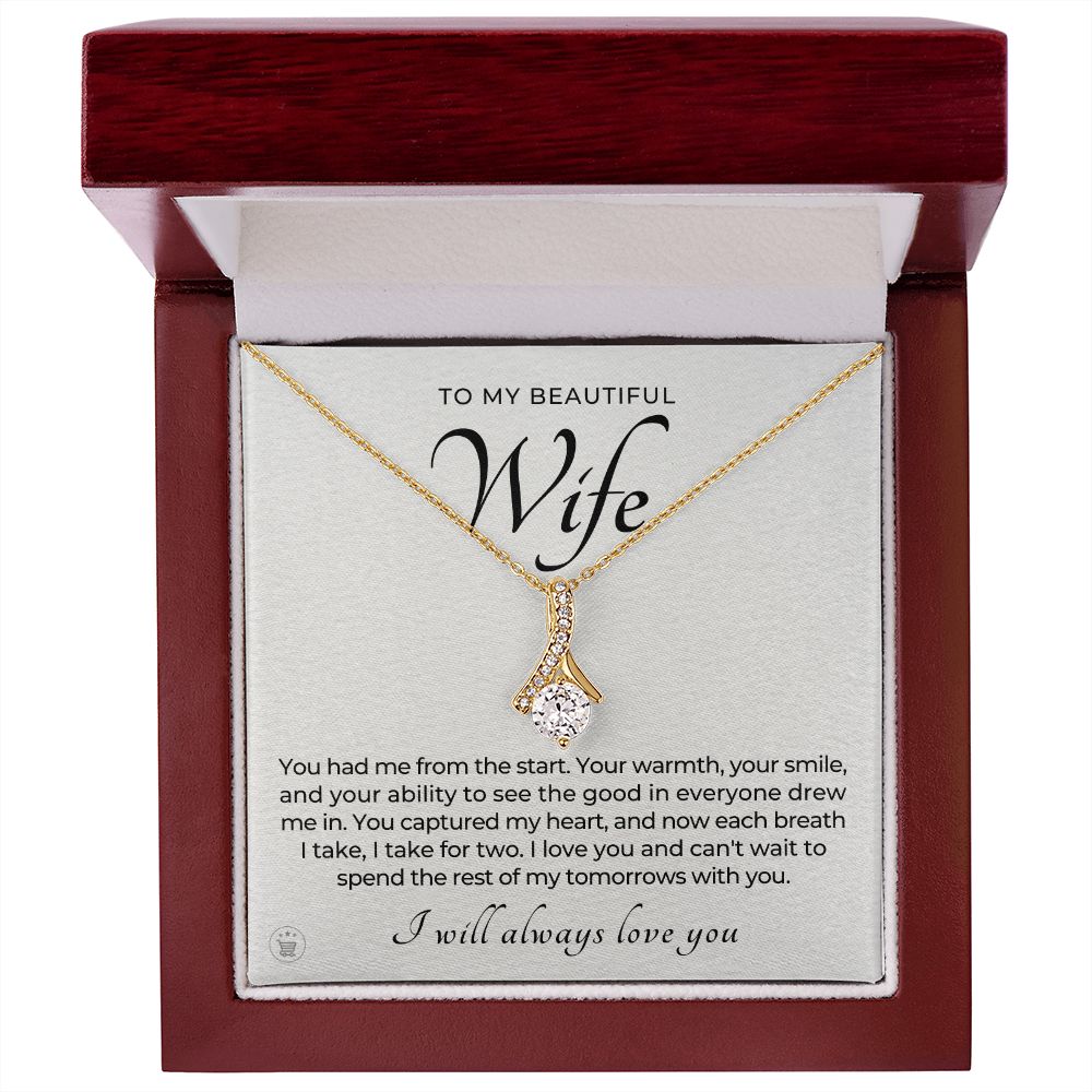 Gift For Wife | Each Breath Necklace 0642T1