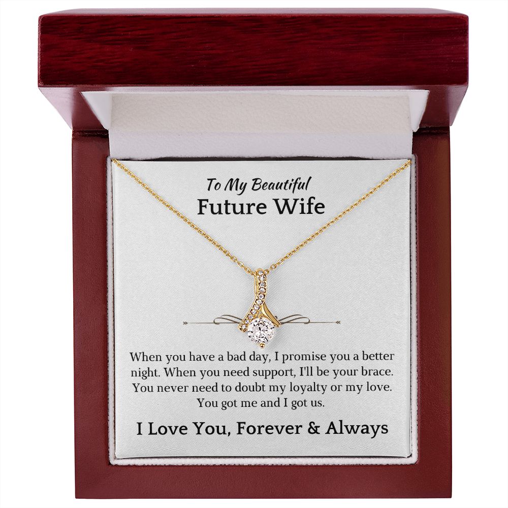 Future Wife, Mrs. Gift | I Love You Necklace 0733T1A