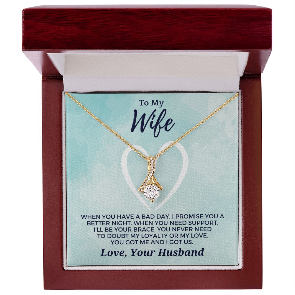 Future Wife, Mrs. Gift | I Love You Necklace 0733T9A