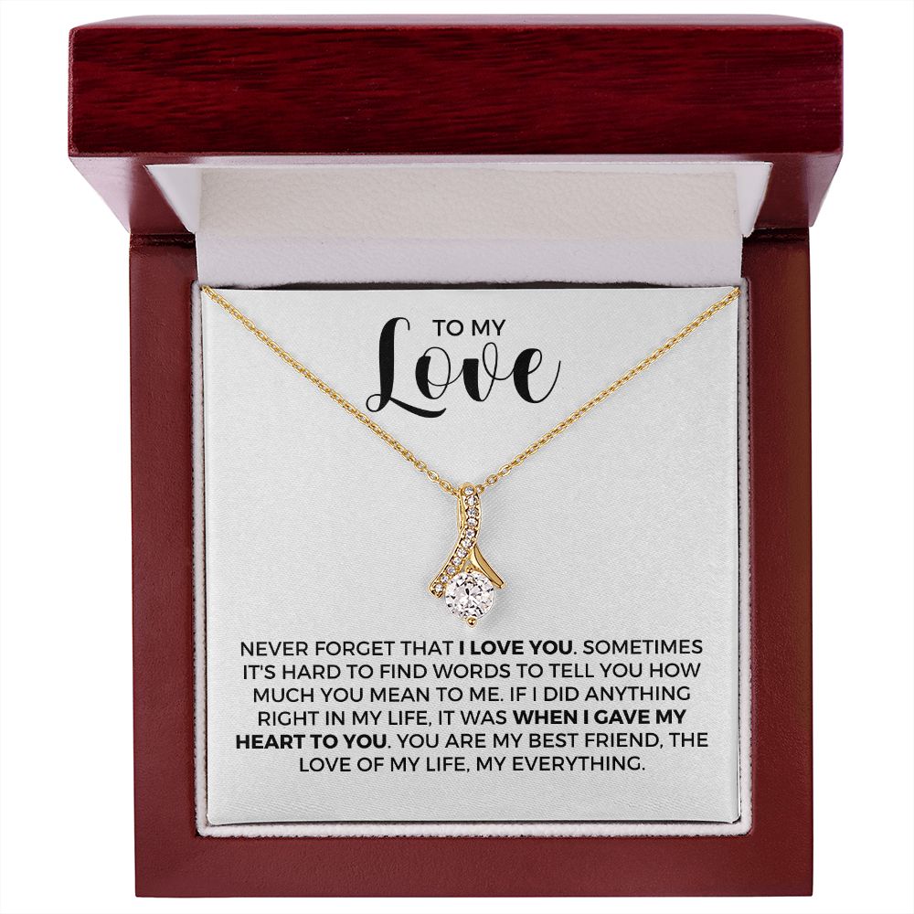 Soulmate Gift | Love Of My Life Necklace 0772T1A